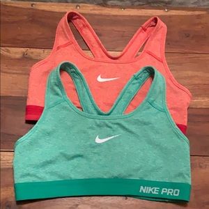 Nike Pro Sports Bras/ Small